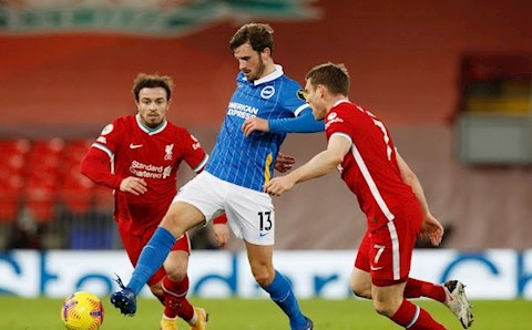 Gary Neville châm chọc Liverpool sau trận thua Brighton