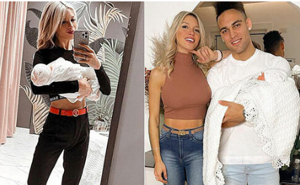 Bạn gái Lautaro Martinez khoe body cực chuẩn sau sinh