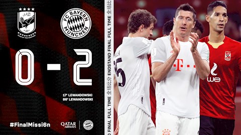 The Best Lewandowski lập cú đúp, Bayern vào chung kết FIFA Club World Cup 2020