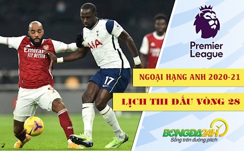 Lịch thi đấu vòng 28 Ngoại hạng Anh 2020/21: Arsenal vs Tottenham - những người cùng khổ