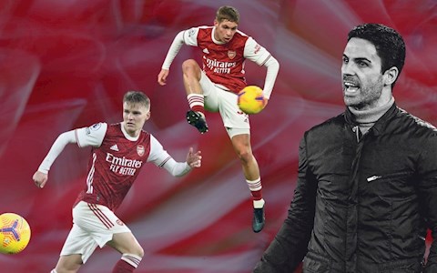 Martin Odegaard - Smith Rowe: Phải chăng Arsenal sẽ có một bộ đôi nguyên tử?