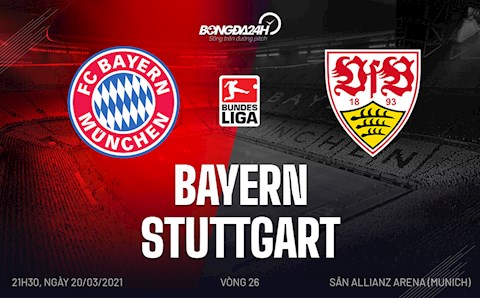 Nhận định bóng đá Bayern Munich vs Stuttgart 21h30 ngày 20/3 (Bundesliga 2020/21)
