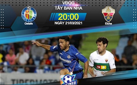 Nhận định bóng đá Getafe vs Elche 20h00 ngày 21/3 (La Liga 2020/21)