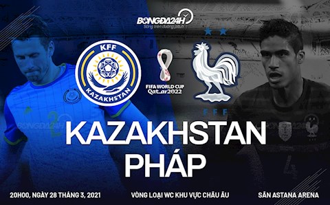 Nhận định bóng đá Kazakhstan vs Pháp 20h00 ngày 28/3 (Vòng loại World Cup 2022)