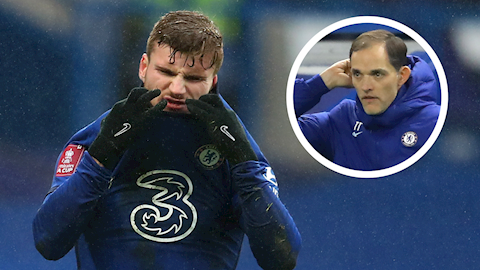 Bị Thomas Tuchel chỉ trích ngay trên sân, Timo Werner phản ứng thế nào?