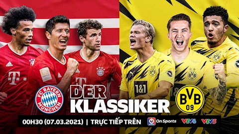 Bayern Munich vs Borussia Dortmund (00h30 ngày 07/3): Những con số đáng chú ý xoay quanh Der Klassiker