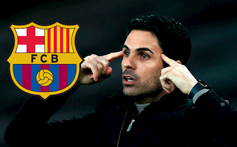 HLV Arteta nói gì về tin đồn liên hệ với Barca?