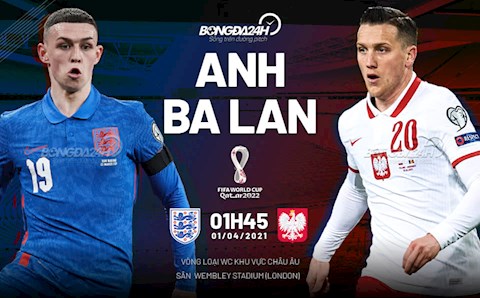 Nhận định Anh vs Ba Lan (01h45 ngày 1/4): Khó cản Tam sư