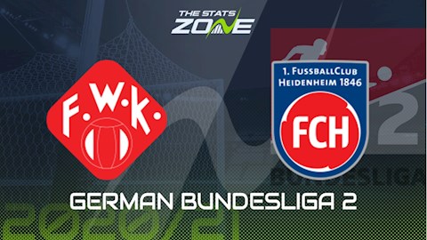 Nhận định bóng đá Wurzburger vs Heidenheim 0h30 ngày 6/3 (Hạng 2 Đức 2020/21)