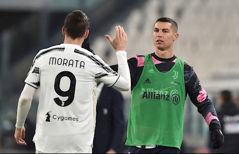 Morata chói sáng trong ngày Ronaldo dự bị, Juventus xử đẹp Lazio