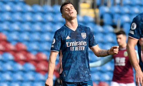 Xhaka gửi lời xin lỗi sau sai lầm tai hại trước Burnley