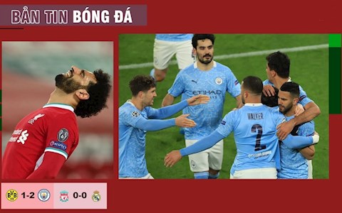 TIN BÓNG ĐÁ 15/4: Man City thẳng tiến vào bán kết, Liverpool ngậm ngùi chia tay Champions League