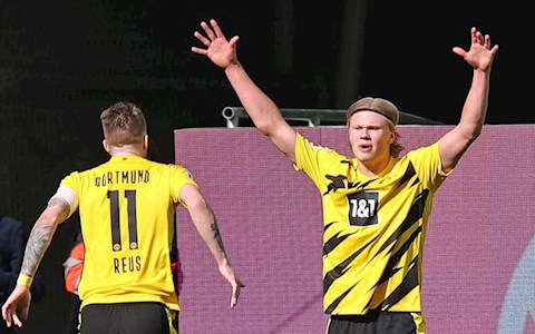 Tốc độ đáng kinh ngạc của Erling Haaland trước Wolfsburg