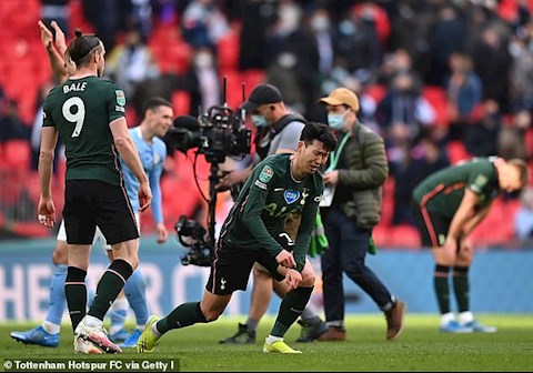 Tottenham thất bại, Son Heung Min lại khóc