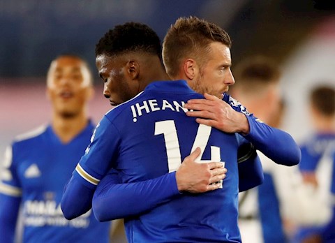 Leicester củng cố vững chắc vị trí trong Top 4 Premier League 2020/21