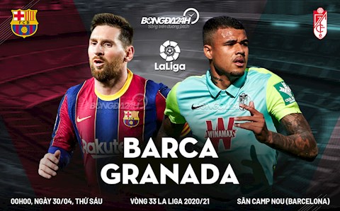 Nhận định bóng đá Barca vs Granada 0h00 ngày 30/4 (La Liga 2020/21)