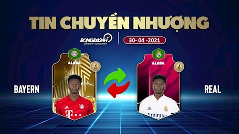 TIN CHUYỂN NHƯỢNG 30/4: Alaba cập bến Real Madrid; Tương lai James Rodriguez được định đoạt?