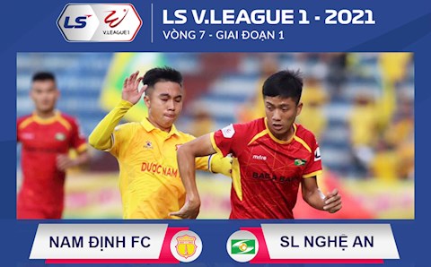 Lịch thi đấu Nam Định vs SLNA hôm nay 4/4 (Vòng 7 V.League 2021)