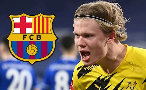 Mino Raiola nói gì về tin đồn chặt đẹp Barca vụ Haaland?
