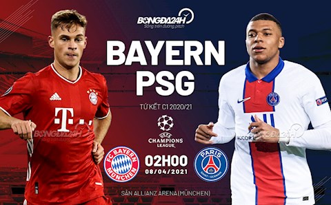 Nhận định Bayern Munich vs PSG (2h00 ngày 8/4): Thời cơ phục hận