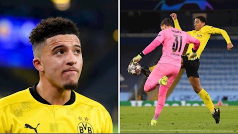 Jadon Sancho nổi giận: “Trọng tài khiến Dortmund thua Man City”