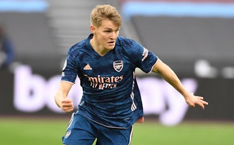 Tiết lộ lý do Odegaard vắng mặt trước Slavia Prague