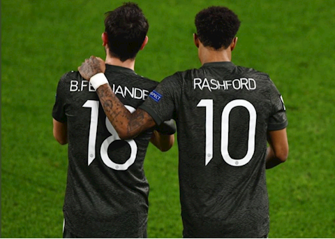 Rashford và Bruno Fernandes giúp MU không có đối thủ ở Premier League