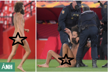 Sốc: CĐV khỏa thân khiến trận Granada vs MU bị gián đoạn