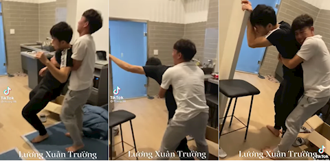 Clip Xuân Trường nhậu say quắc cần câu, đứng không vững xuất hiện trên mạng