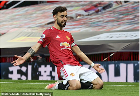 Bruno Fernandes xuất sắc thứ 3 trong lịch sử MU