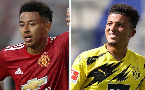 MU dùng Lingard làm mồi nhử dụ Dortmund nhả Sancho