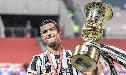 Có thêm Coppa Italia, Ronaldo sở hữu thành tích vô tiền khoáng hậu
