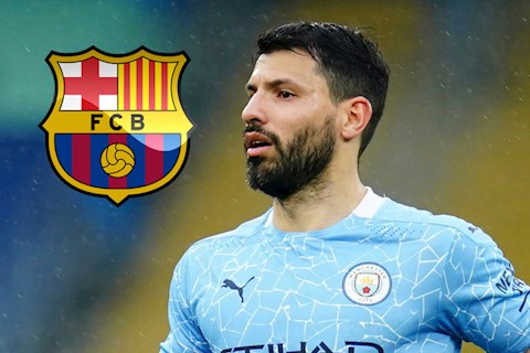 Chốt thời điểm Sergio Aguero ký hợp đồng với Barca