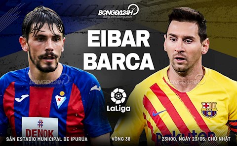 Nhận định bóng đá Eibar vs Barca 23h00 ngày 22/5 (La Liga 2020/21)