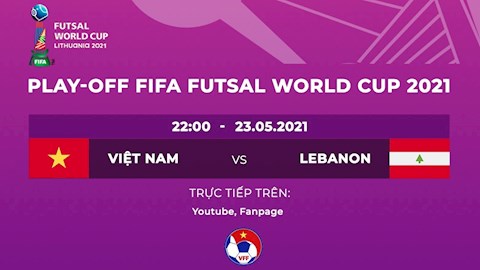 Futsal Việt Nam không thể đánh bại Lebanon ở lượt đi playoff tranh vé dự World Cup