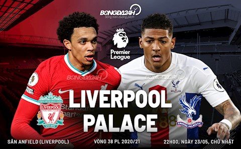 Nhận định Liverpool vs Palace (22h00 ngày 23/5): Cống hiến hết mình