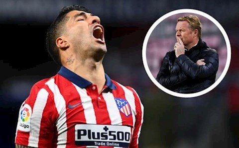 Vẫn cay cú Barca, Suarez bới móc cả chuyện HLV Koeman thiếu cá tính