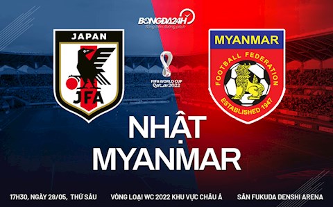 Kết quả bóng đá Nhật Bản 10-0 Myanmar (17h20 ngày 28/5)