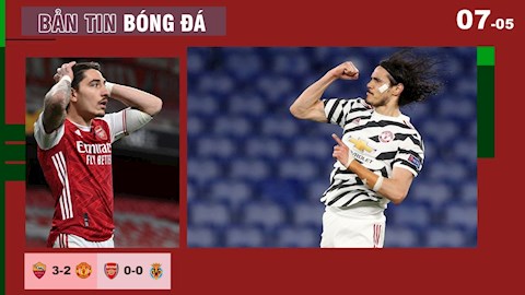 TIN BÓNG ĐÁ 7/5: MU tiến thẳng chung kết ; Arsenal ngậm ngùi chia tay Europa League
