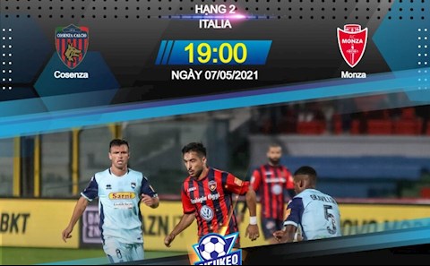 Nhận định bóng đá Cosenza vs Monza 19h00 ngày 7/5 (Hạng 2 Italia 2020/21)
