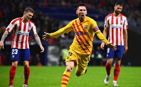 Lionel Messi thường “lên đồng” mỗi khi đối đầu Atletico Madrid