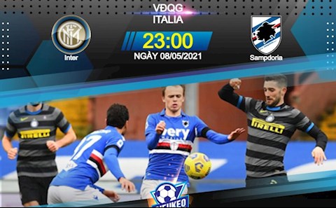 Nhận định bóng đá Inter Milan vs Sampdoria 23h00 ngày 8/5 (Serie A 2020/21)