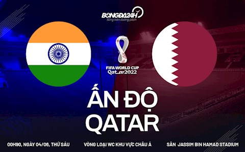Nhận định bóng đá Ấn Độ vs Qatar 0h00 ngày 4/6 (Vòng loại World Cup 2022)