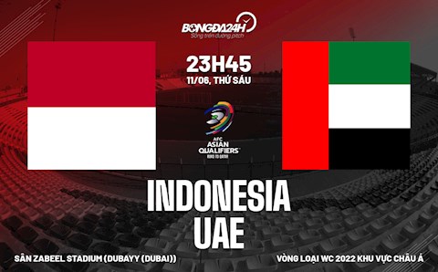 Video tổng hợp: Indonesia 0-5 UAE (Vòng loại World Cup 2022)