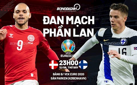 Nhận định Đan Mạch vs Phần Lan (23h00 ngày 12/6): 3 điểm cho lính chì?