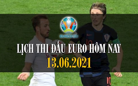 Lịch thi đấu Euro 2020 hôm nay 13/6 rạng sáng mai 14/6: Sư tử Anh xung trận