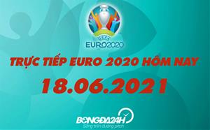 Trực tiếp VCK EURO 2020 bảng D và E đêm nay 18/6 (Link xem VTV6, VTV3)