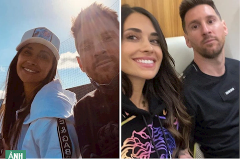 Vợ chồng Lionel Messi hạnh phúc ở Argentina
