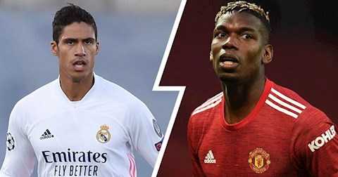 MU muốn đổi Paul Pogba lấy Raphael Varane