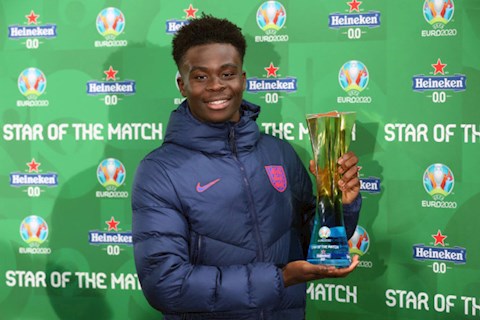 Jose Mourinho nói gì về màn trình diễn của Bukayo Saka trước CH Séc?